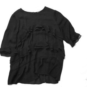 Who What Wear Ruffled Blouse